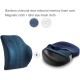 Bundle: Memory Foam Polyester Seat Cushion and Lumbar Support Pillow for Office Chairs and Cars, Ultimate Comfort Bundle Relieves Back Pain, Tailbone Pain, Sciatica Seat Cushion