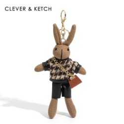  keychain women's new fashion simple rabbit bag pendant cute accessories little rabbit pendant