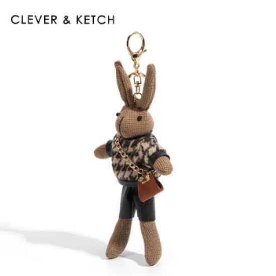  keychain women's new fashion simple rabbit bag pendant cute accessories little rabbit pendant