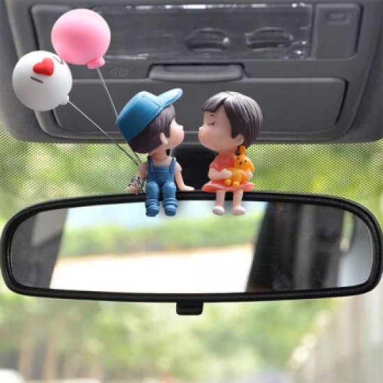 Car decoriation cartoon interior decoration, cnter console, rearview mirror, car acessories