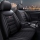 1PC Universal Car SUV Front Seat Cover PU Leather Full Surround Protector