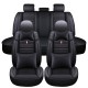 5 Seats Universal Car Seat Covers Deluxe PU Leather Seat Cushion Full Set Cover