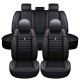 5 Seats Universal Car Seat Covers Deluxe PU Leather Seat Cushion Full Set Cover