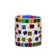 AFAST Multicolour Table Top Glass Tea Light Holder - Pack of 1 AFAST Multicolour Table Top Glass Tea Light Holder - Pack of 1