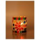 AFAST Multicolour Table Top Glass Tea Light Holder - Pack of 1 AFAST Multicolour Table Top Glass Tea Light Holder - Pack of 1