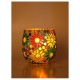 AFAST Multicolour Table Top Glass Tea Light Holder - Pack of 1