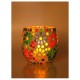 AFAST Multicolour Table Top Glass Tea Light Holder - Pack of 1