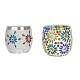 AFAST Multicolour Table Top Glass Tea Light Holder - Pack of 2 AFAST Multicolour Table Top Glass Tea Light Holder - Pack of 2