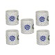 AFAST Multicolour Table Top Glass Tea Light Holder - Pack of 5 AFAST Multicolour Table Top Glass Tea Light Holder - Pack of 5