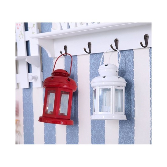 Arsalan Table Top and Hanging Iron Tea Light Holder - Pack of 2
