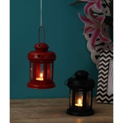 Arsalan Table Top and Hanging Iron Tea Light Holder - Pack of 2