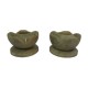 Avinash Handicrafts Brown Candle Stand - Set of 8 Avinash Handicrafts Brown Candle Stand - Set of 8