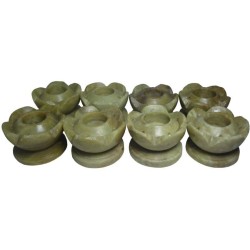 Avinash Handicrafts Brown Candle Stand - Set of 8