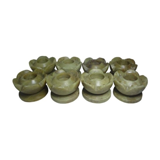 Avinash Handicrafts Brown Candle Stand - Set of 8 Avinash Handicrafts Brown Candle Stand - Set of 8