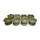 Avinash Handicrafts Brown Candle Stand - Set of 8 Avinash Handicrafts Brown Candle Stand - Set of 8