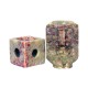 Avinash Handicrafts Glossy Soap Stone Carved Candle Stand Avinash Handicrafts Glossy Soap Stone Carved Candle Stand