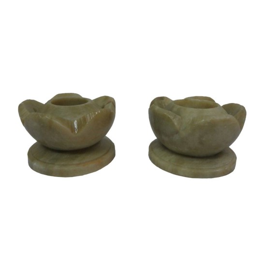 Avinash Handicrafts Green Candle Stand - Set of 10 Avinash Handicrafts Green Candle Stand - Set of 10