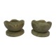 Avinash Handicrafts Green Candle Stand - Set of 10 Avinash Handicrafts Green Candle Stand - Set of 10