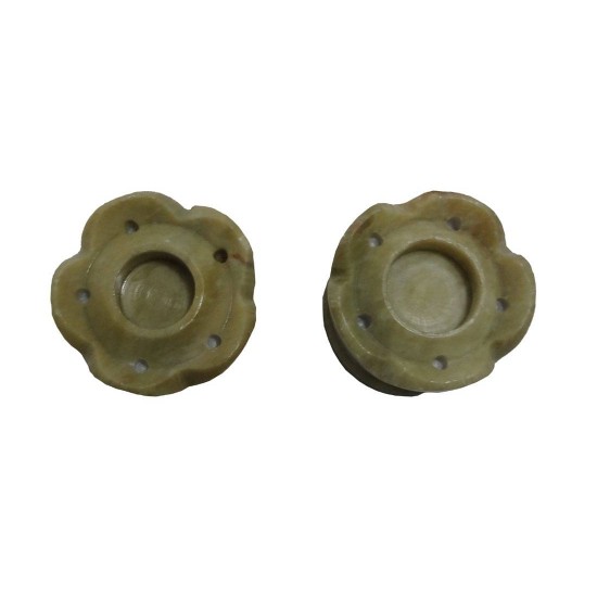 Avinash Handicrafts Green Candle Stand - Set of 10 Avinash Handicrafts Green Candle Stand - Set of 10