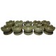 Avinash Handicrafts Green Candle Stand - Set of 10 Avinash Handicrafts Green Candle Stand - Set of 10