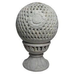Avinash Handicrafts White Tealight Candle Holder