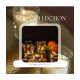 DOME DECO White Table Top Glass Taper Candle Holder - Pack of 6