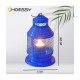 HOMSSY Blue Hanging Metal Tea Light Holder - Pack of 1