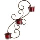 Home Sparkle Gold Hanging Iron Tea Light Holder - Pack of 1