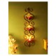 Home Sparkle Gold Hanging Iron Tea Light Holder - Pack of 1