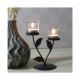 Hosley Brown Table Top Iron Tea Light Holder - Pack of 1