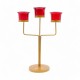 Hosley Candle Company Gold Table Top Iron Tea Light Holder - Pack of 1 Hosley Candle Company Gold Table Top Iron Tea Light Holder - Pack of 1