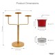 Hosley Candle Company Gold Table Top Iron Tea Light Holder - Pack of 1 Hosley Candle Company Gold Table Top Iron Tea Light Holder - Pack of 1