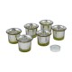 Hosley Gold Table Top Glass Tea Light Holder - Pack of 1