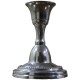 Hosley Silver Table Top Metal Taper Candle Holder - Pack of 1