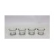 Hosley Table Top Glass Tea Light Holder - Pack of 4