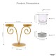 Hosley Table Top Iron Tea Light Holder - Pack of 1 Hosley Table Top Iron Tea Light Holder - Pack of 1