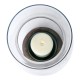 Hosley White Table Top Glass Pillar Candle Holder - Pack of 1