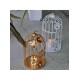 Laserbot Gold Hanging Iron Tea Light Holder - Pack of 2