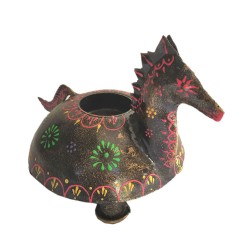 Mahaveer Handicrafts Multicolour Table Top Iron Tea Light Holder - Pack of 1