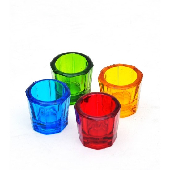 Naturahive Table Top Glass Tea Light Holder - Pack of 4 Naturahive Table Top Glass Tea Light Holder - Pack of 4
