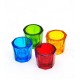 Naturahive Table Top Glass Tea Light Holder - Pack of 4 Naturahive Table Top Glass Tea Light Holder - Pack of 4