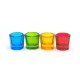 Naturahive Table Top Glass Tea Light Holder - Pack of 4 Naturahive Table Top Glass Tea Light Holder - Pack of 4
