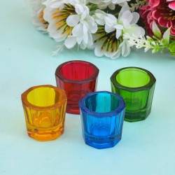 Naturahive Table Top Glass Tea Light Holder - Pack of 4