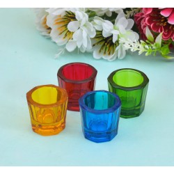 Naturahive Table Top Glass Tea Light Holder - Pack of 4