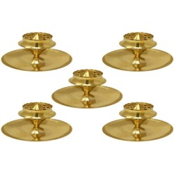 Shakuntla Vintage Table Top Metal Hurricanes - Pack of 5