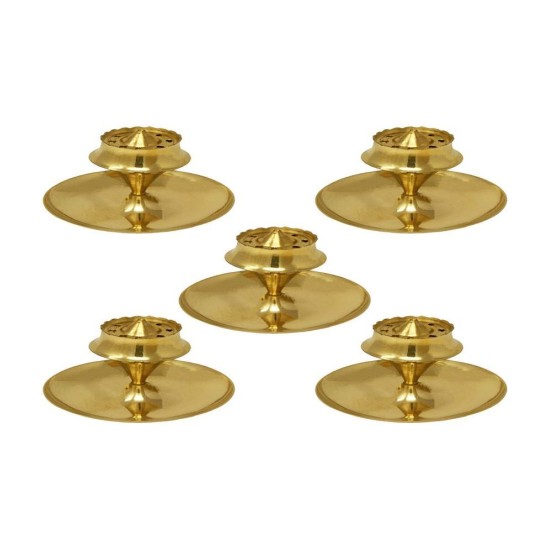 Shakuntla Vintage Table Top Metal Hurricanes - Pack of 5