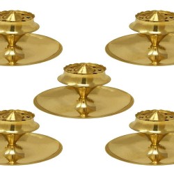 Shakuntla Vintage Table Top Metal Hurricanes - Pack of 5