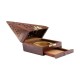 Shakuntla Vintage Table Top Wood Pillar Candle Holder - Pack of 1