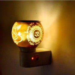 Somil Gold Table Top Glass Tea Light Holder - Pack of 1