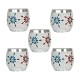 Somil Multicolour Table Top Glass Tea Light Holder - Pack of 5 Somil Multicolour Table Top Glass Tea Light Holder - Pack of 5